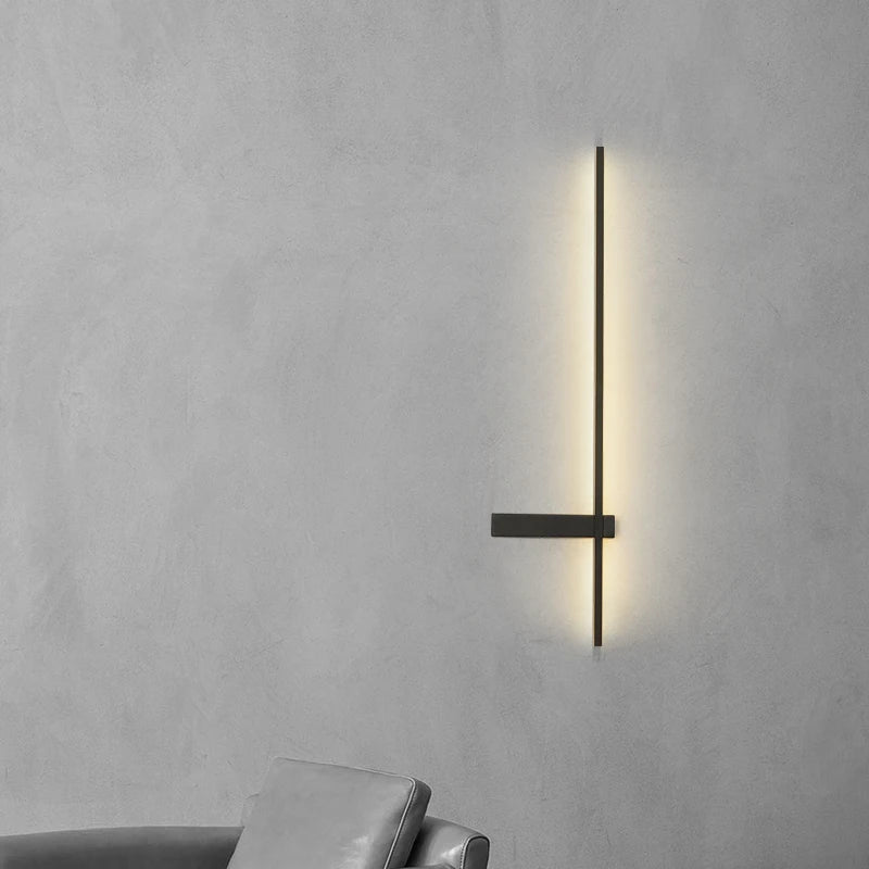 applique murale led minimaliste en aluminium pour éclairage intérieur - vue 7 sur 18