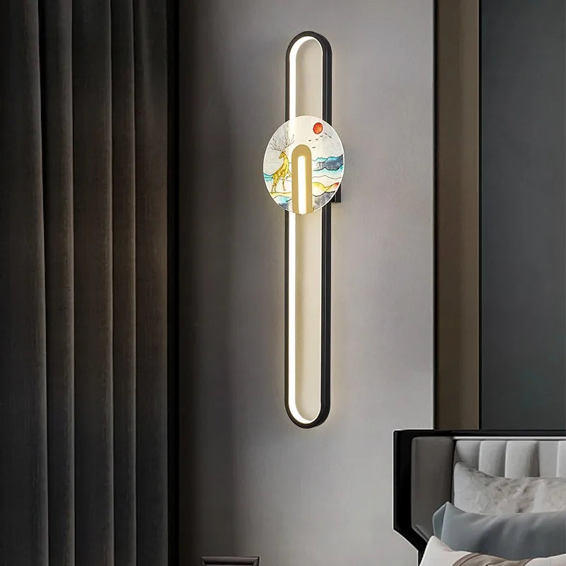 applique murale moderne de style chinois créatif et élégant - vue 5 sur 16