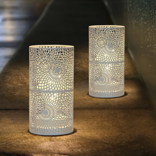 lot de 2 lampes cylindriques modernes pour décoration et éclairage intérieur