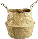 panier à fleurs en rotin tressé pliable fait main pour décoration intérieure