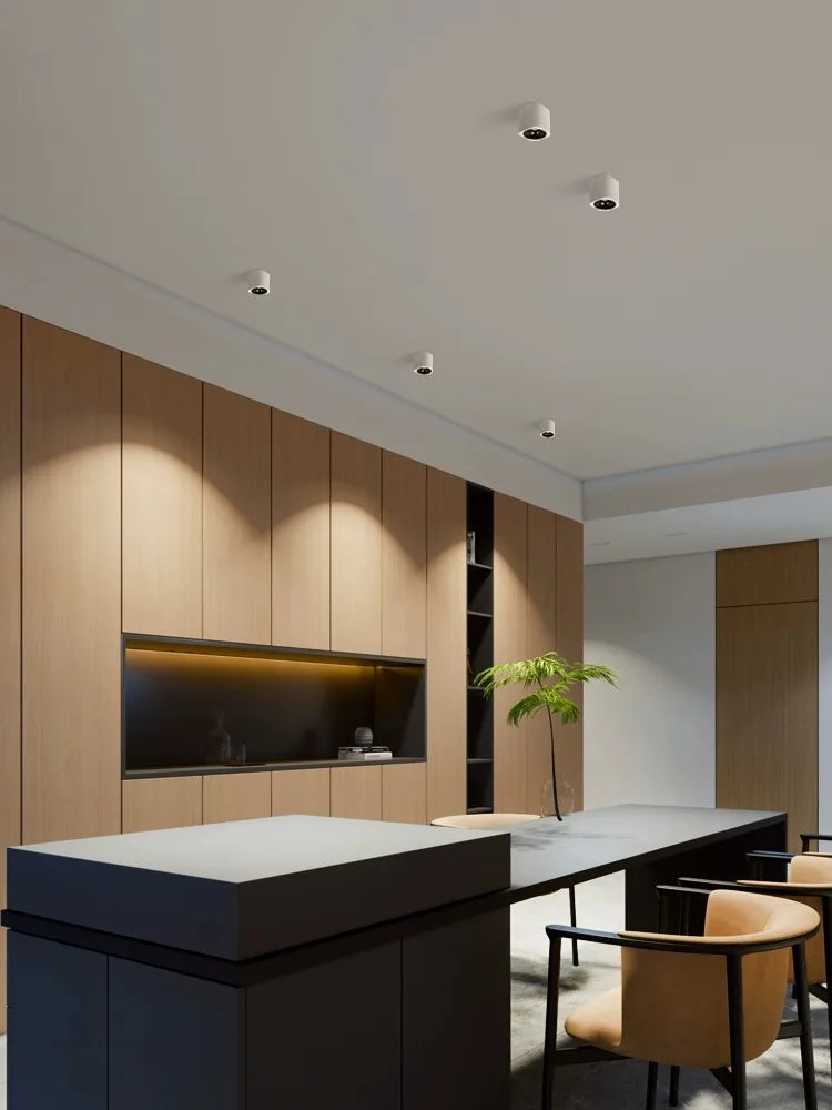 mini projecteur led anti-éblouissement monté en surface pour intérieur - vue 6 sur 14