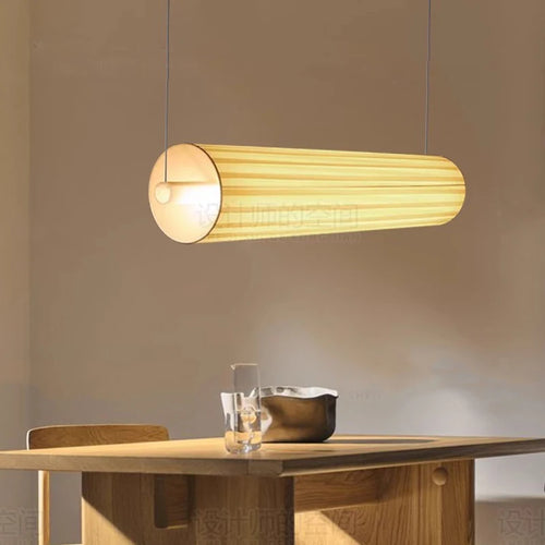 Lustre design led moderne en forme de cylindre