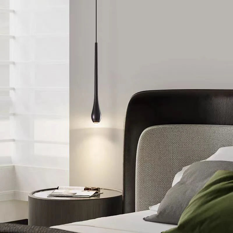 suspension moderne à led avec intensité variable en laiton et cuivre - vue 3 sur 8