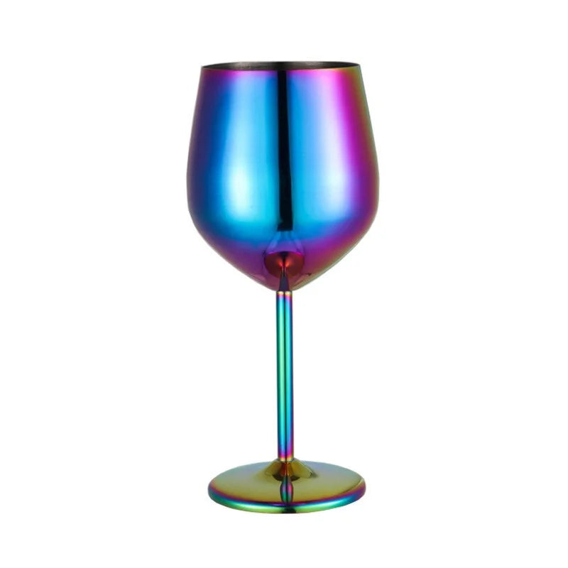 Verre à vin cocktail inox incassable style européen