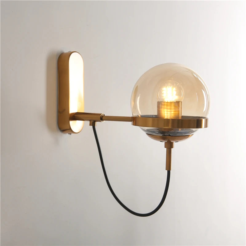 applique murale led moderne nordique pour décoration intérieure vintage loft