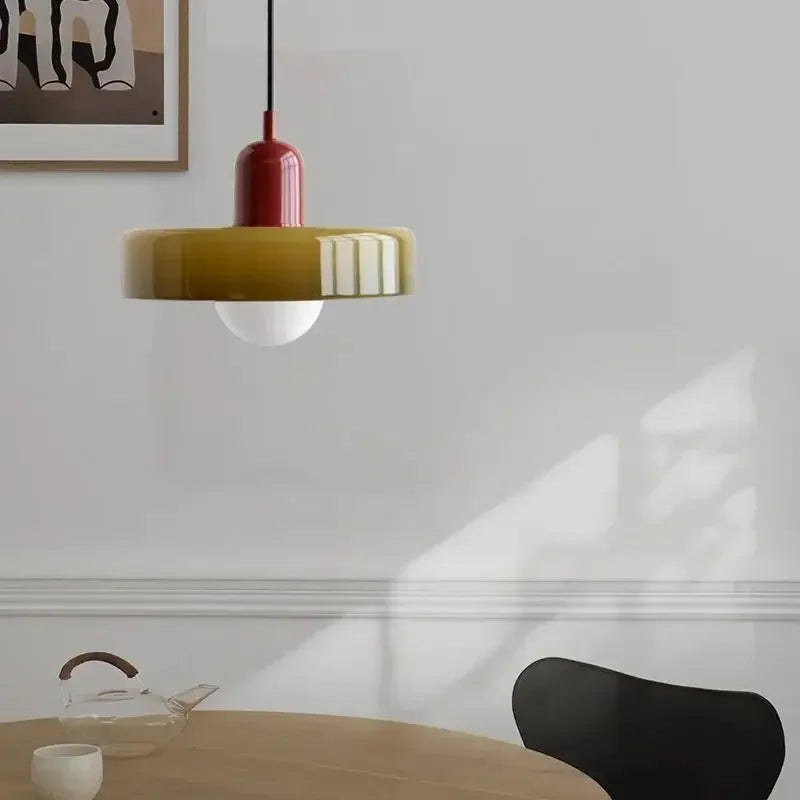 lampe suspendue nordique en verre pour intérieur décoratif - vue 6 sur 15