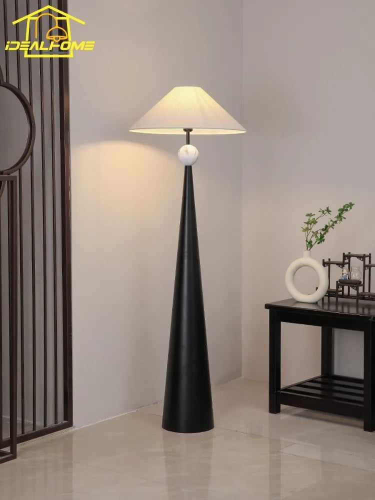 lampadaire design rétro japonais wabi-sabi art zen moderne décoratif - vue 4 sur 7