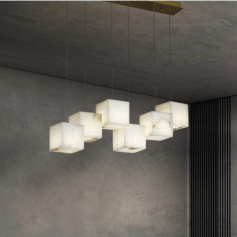 suspension créative en marbre pour décoration intérieure diy - vue 2 sur 7