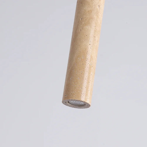 suspension vintage en pierre naturelle avec abat-jour cloche - vue 7 sur 6