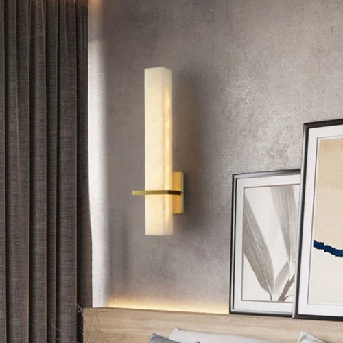 applique murale rétro en marbre pour décoration intérieure moderne