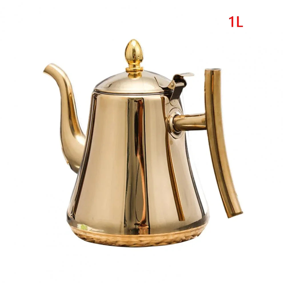 bouilloire inox avec infuseur amovible tous feux 2l