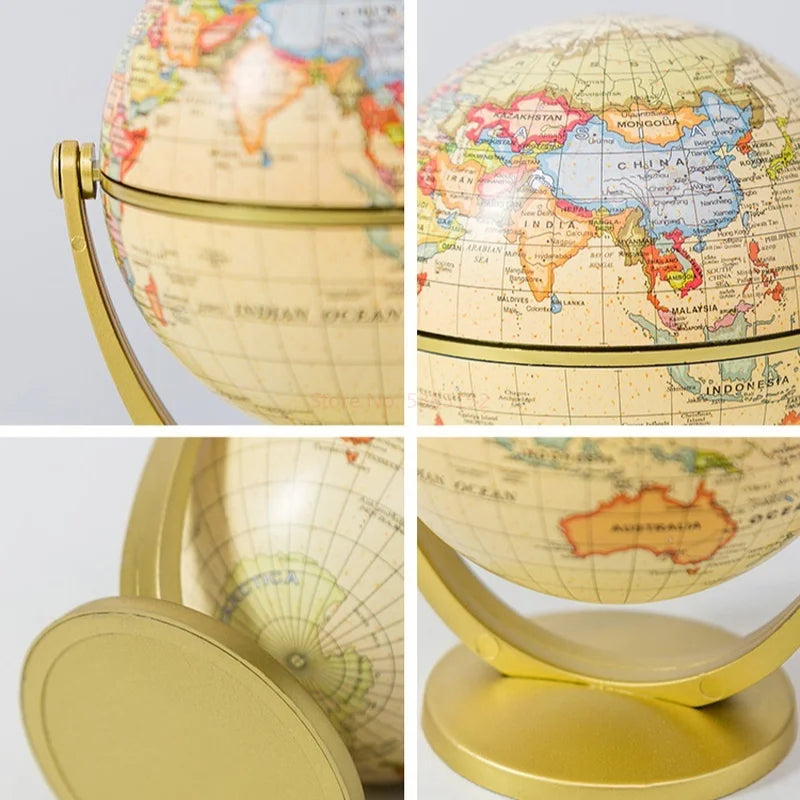 artisanat moderne globe décoratif pour bureau et salon - vue 5 sur 16