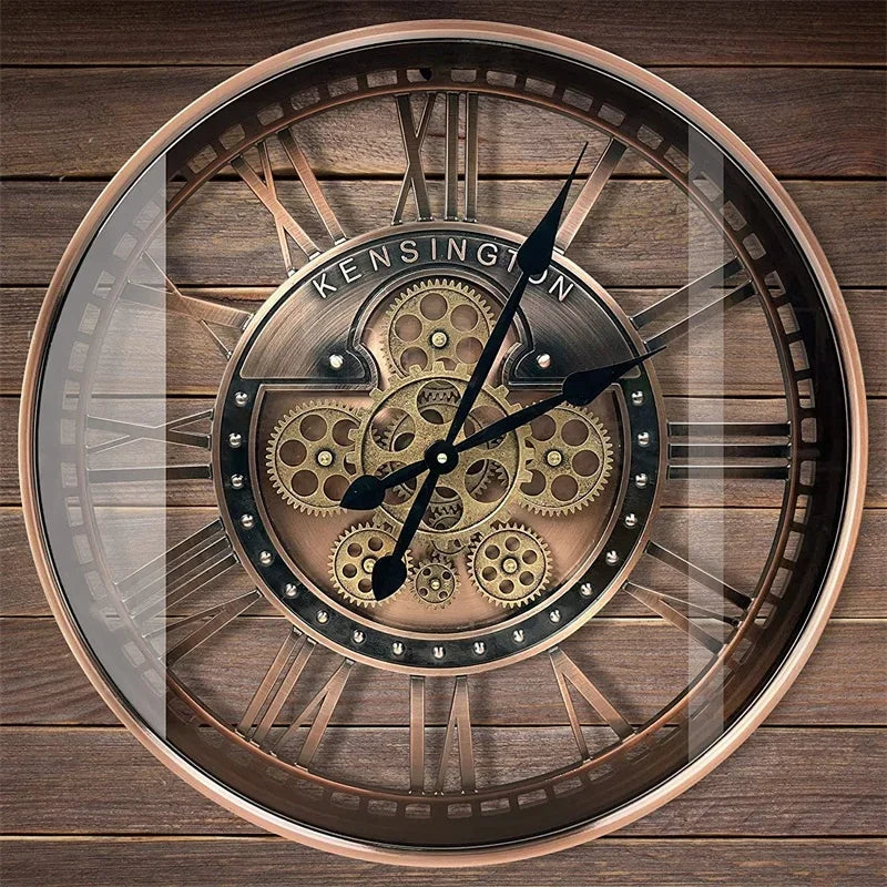 horloge murale mobile en métal décoration intérieure élégante et durable - vue 8 sur 7