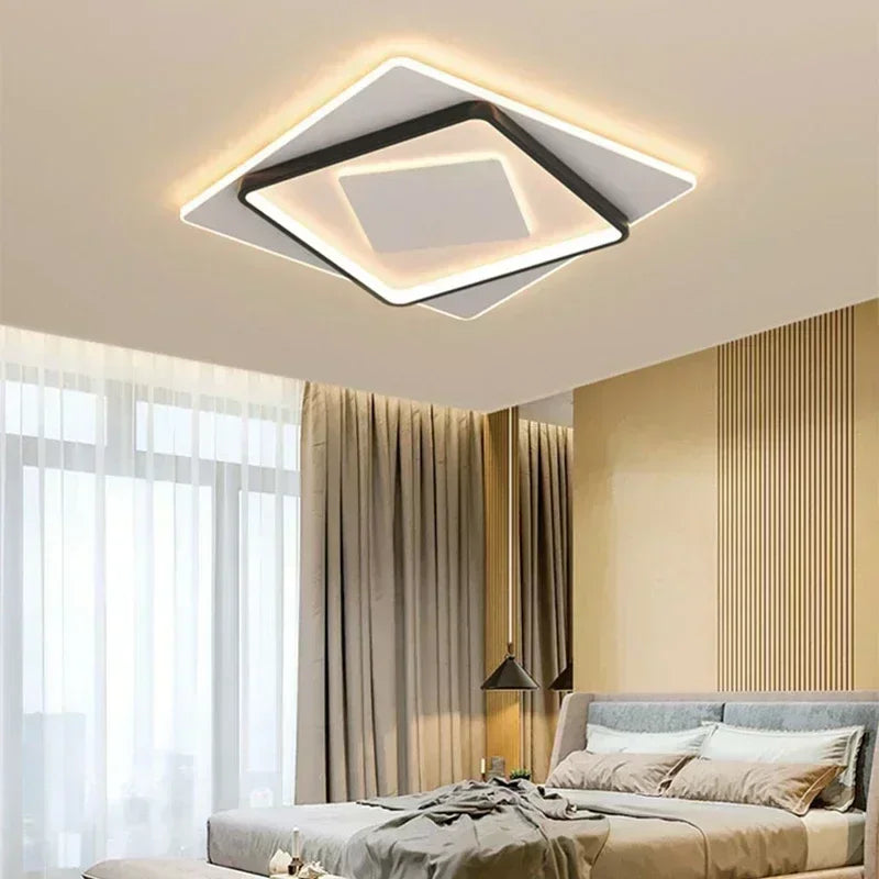 lustre moderne à leds pour décoration intérieure élégante - vue 5 sur 14