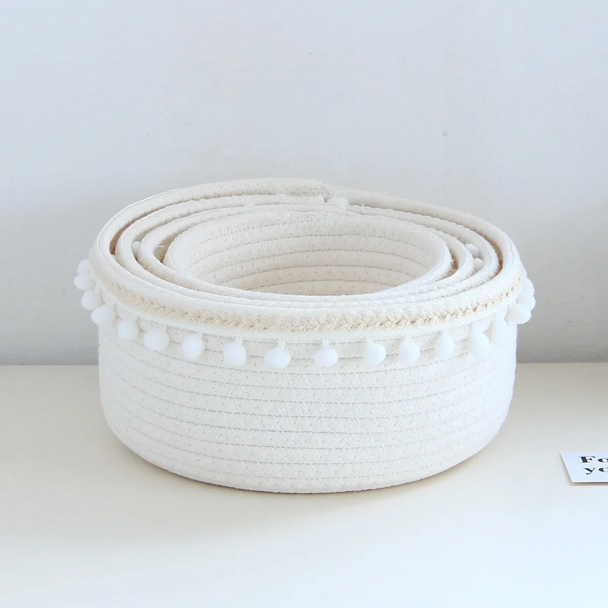 panier de rangement tissé polyvalent pour jouets et accessoires - vue 4 sur 9