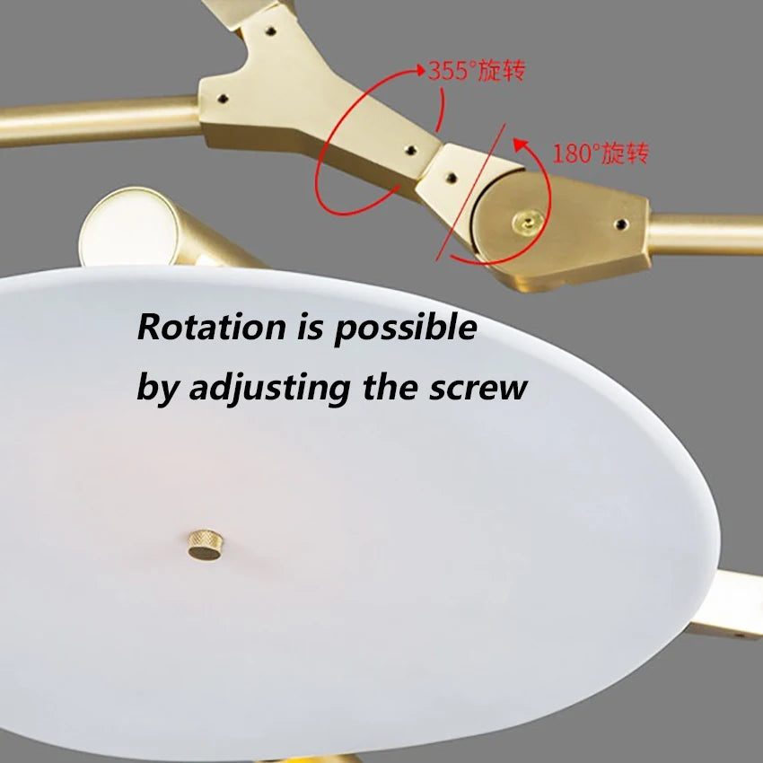 lustre moléculaire sandyha luminaire suspendu soffitto - vue 4 sur 6