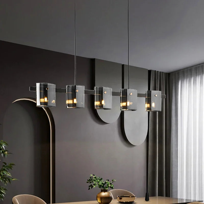 lampe suspendue led nordique pour décoration intérieure - vue 2 sur 12