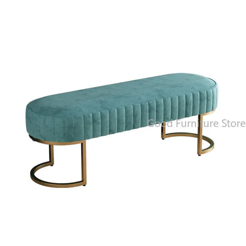 tabouret de chaussures luxe pouf ottoman pour hôtel café et magasin - vue 13 sur 12
