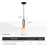 Simple and Luxurious Bedroom, Bedside G9 Small Chandelier Living Room Sofa Background Wall All Copper Natural Marble Decoration