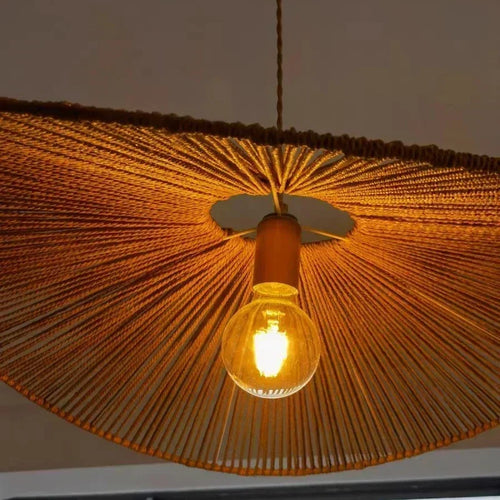 suspension japonaise en corde de chanvre pour décoration moderne - vue 5 sur 21