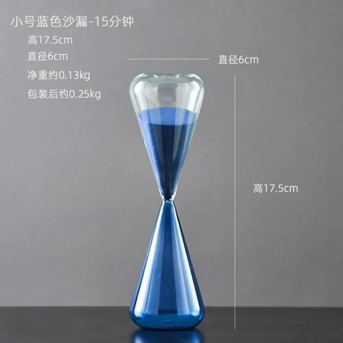 décoration sablier créative en verre pour intérieur élégant - vue 11 sur 16