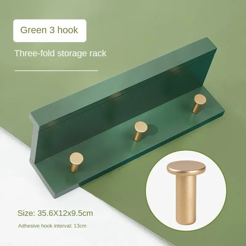 porte-manteau mural en bois pour rangement créatif et pratique - vue 12 sur 15