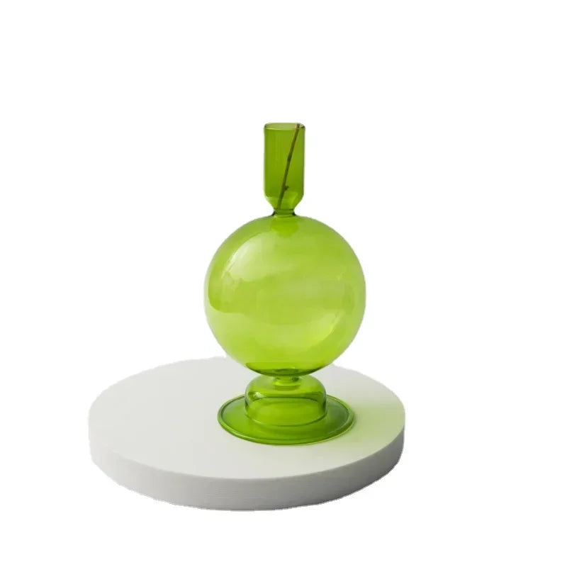 bougeoirs décoratifs en verre pour mariage et décoration intérieure - vue 13 sur 32