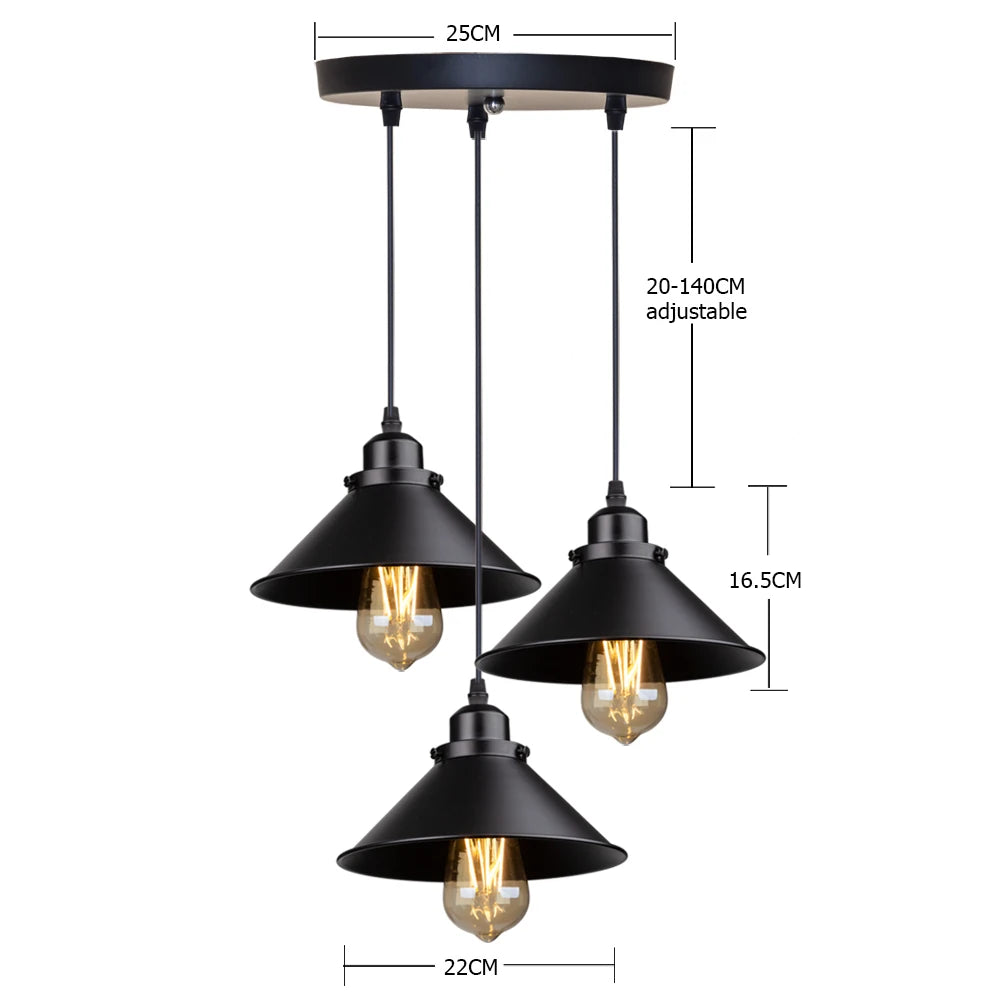 lampe suspendue vintage rétro luminaire décoratif d'intérieur