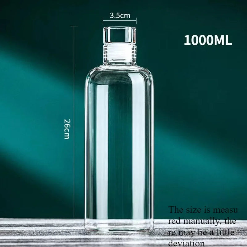 Bouteille verre étanche gourde réutilisable écologique cuisine