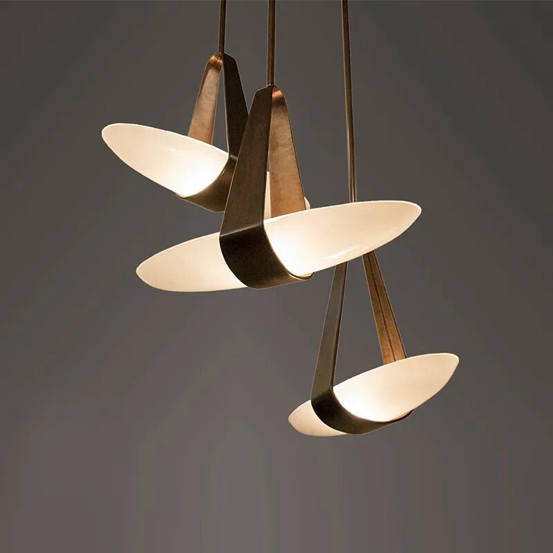 Lustre Led de style nordique - vue 3 sur 7