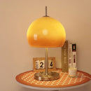 LED salon rétro lampe de Table en verre dégradé Orange Bauhaus champignon lampadaire salon chambre lampe d'ambiance