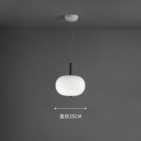 suspension scandinave grande boule de verre pour salon