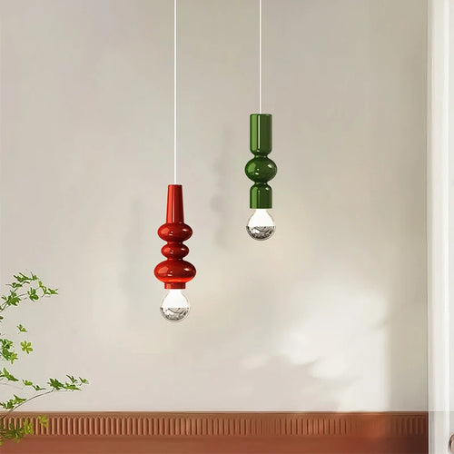 lampes suspendues nordiques en fer chenille minimaliste led décoratives