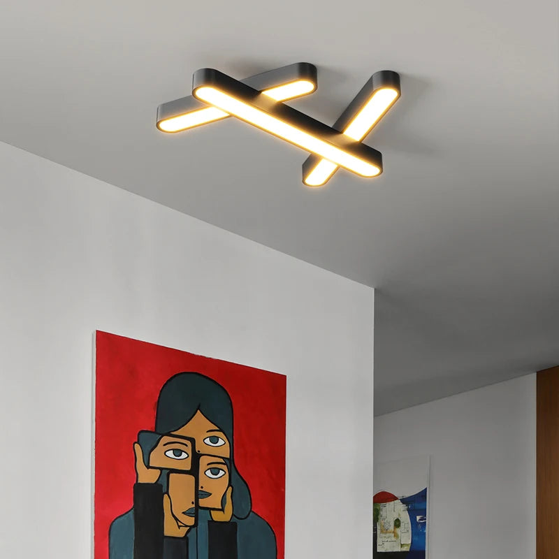 plafonnier led design moderne luminaire décoratif d'intérieur éclairage led