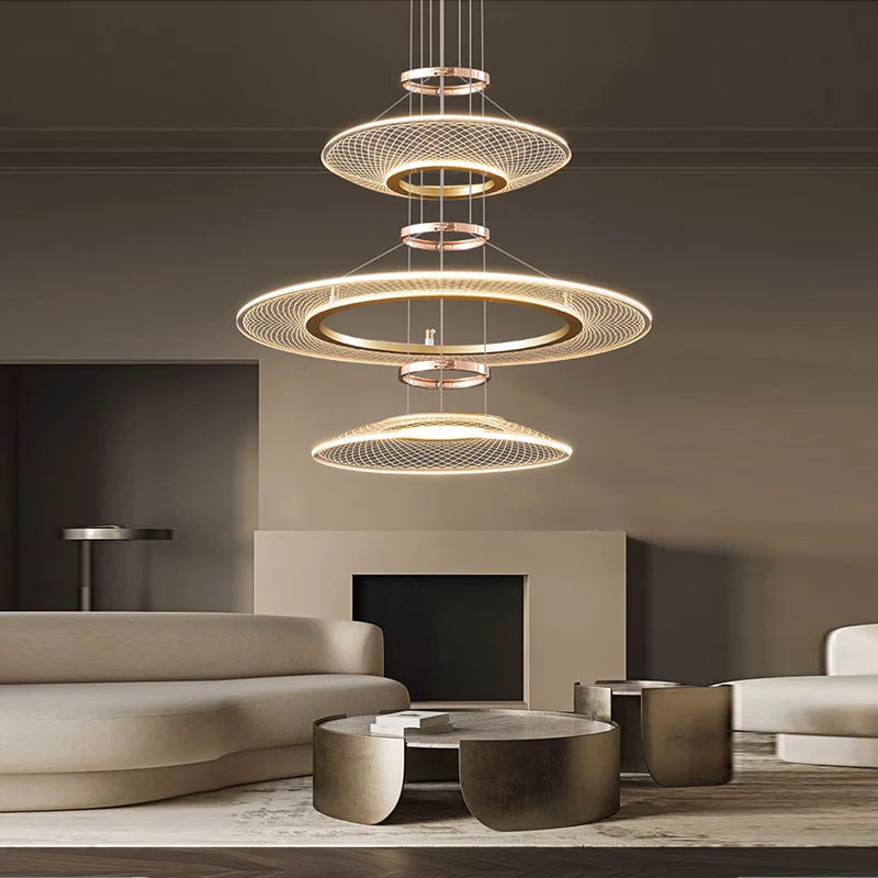 suspension double lampes led pour hôtel restaurant