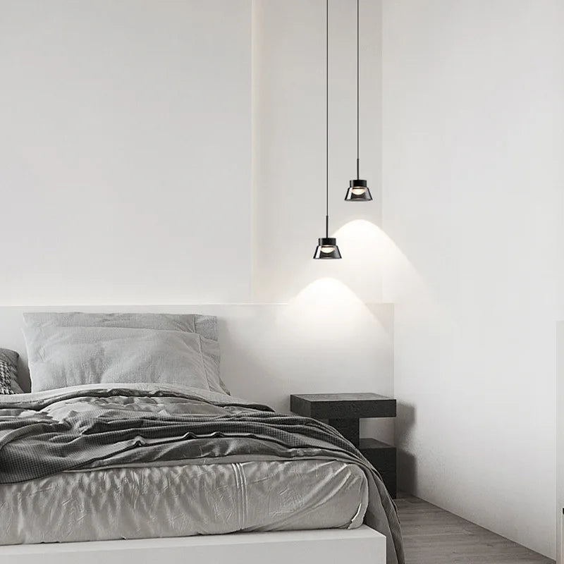 suspension moderne en verre pour intérieur design minimaliste - vue 5 sur 8