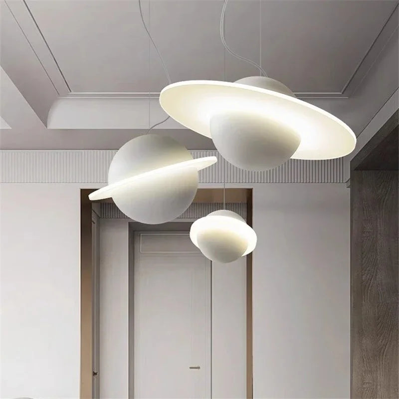 suspension moderne créative en bois pour décoration intérieure - vue 5 sur 11