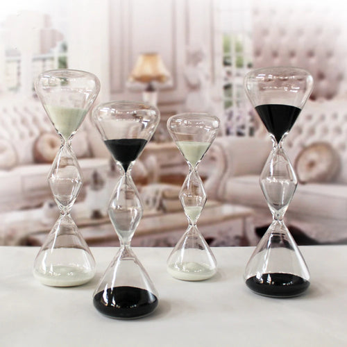 sablier créatif en verre pour décoration et cadeaux - vue 2 sur 11