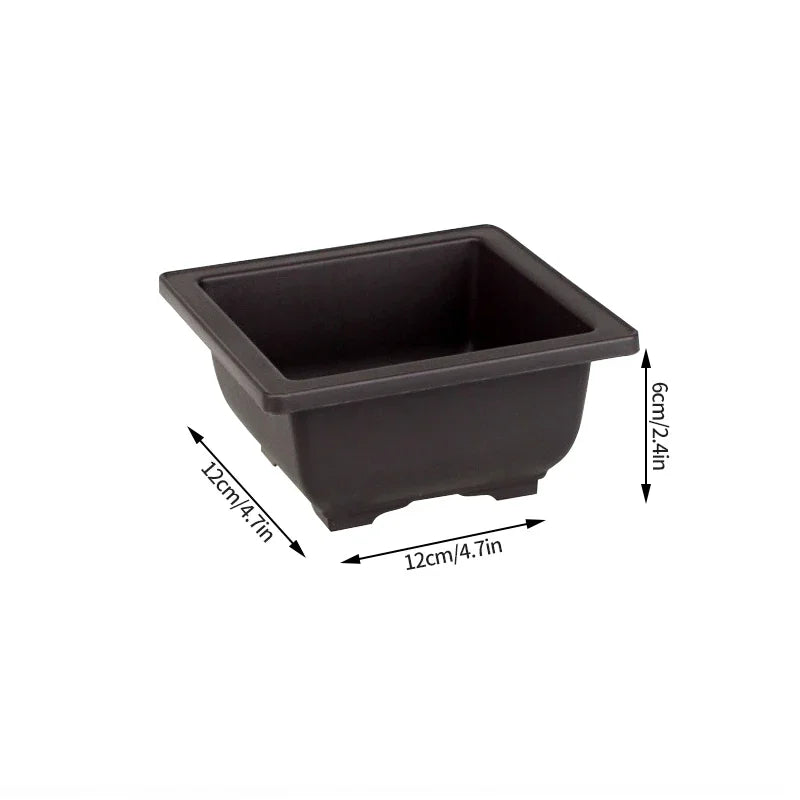 pots de fleurs rectangulaires imitation argile pour jardin extérieur - vue 17 sur 30