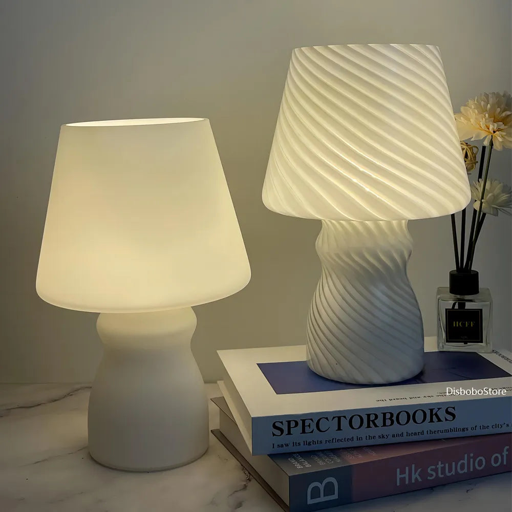 lampe table décorative champignon barre elfe éclairage ambiance chambre coucher lampes chevet lumière intérieur - vue 3 sur 9