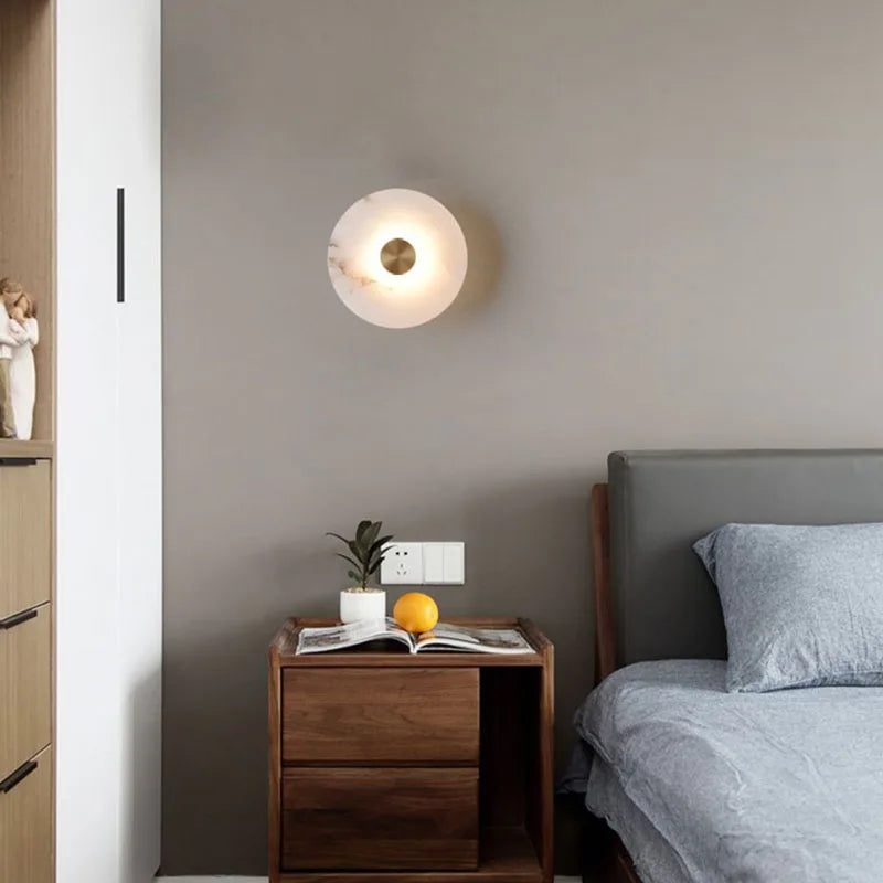 Applique murale LED ronde Art déco - vue 3 sur 6