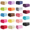 Plaid polaire flanelle doux chaud pour lit canapé