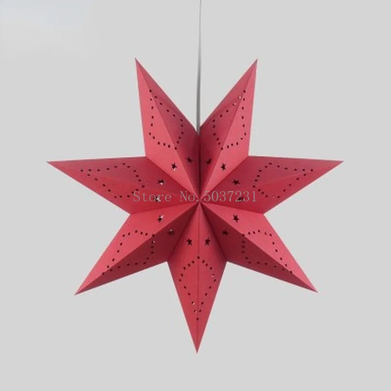 lustre créatif étoile à cinq branches led décoratif suspendu - vue 5 sur 8