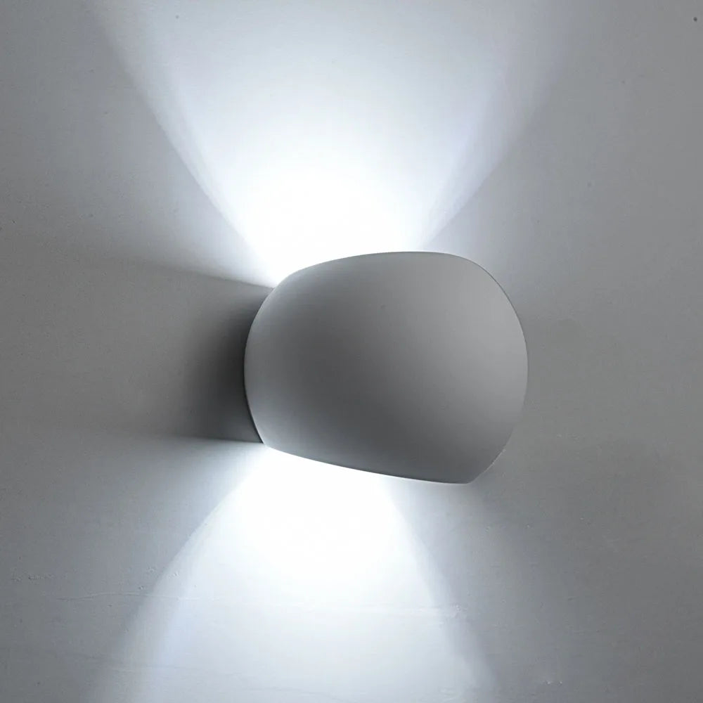 Lampe de applique murale LED moderne G9 5W applique murale en gypse appliques intérieure chevet chambre salon décor éclairage maison cuisine éclairage - vue 7 sur 8