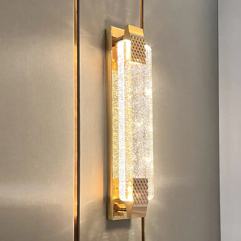 applique luxe moderne or noir 110-220v décoration éclairage intérieur - vue 5 sur 16