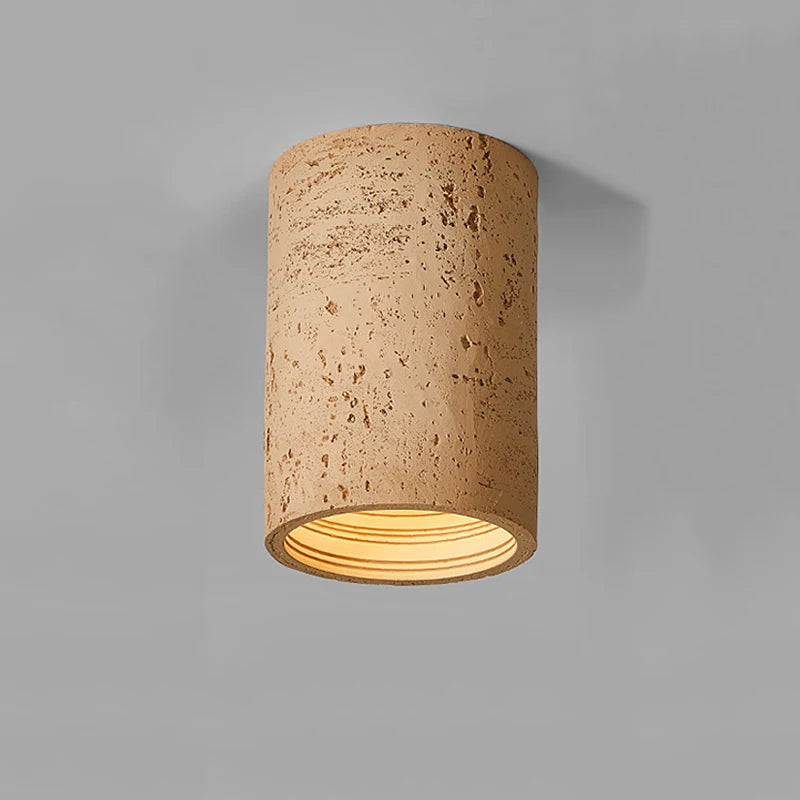 Wabi Sabi – spot lumineux Led en ciment rouge - vue 3 sur 16