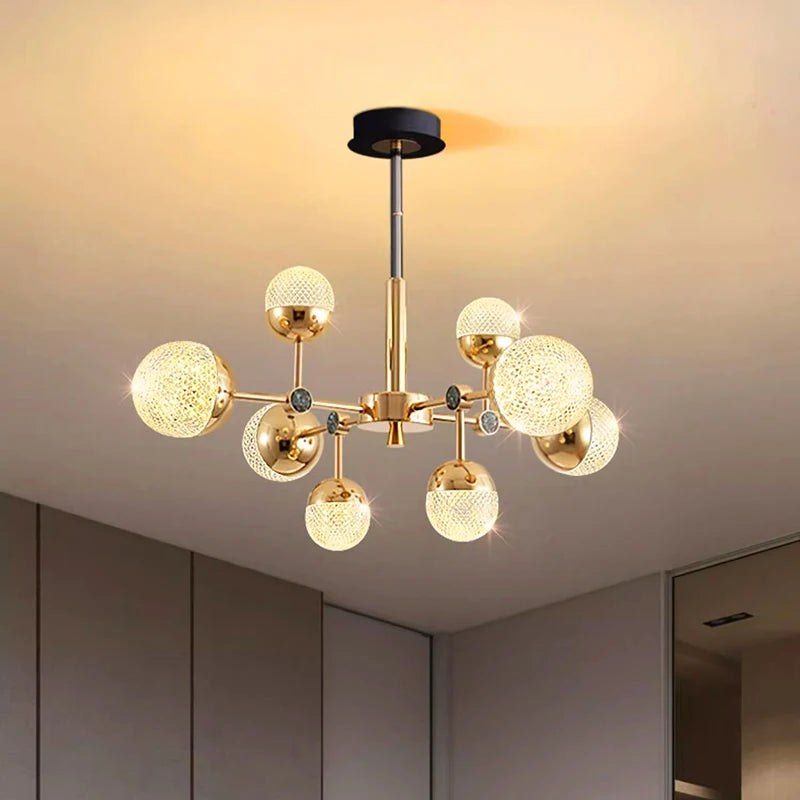 lustre Décoration de la maison salle à manger éclairage intérieur salon fantaisie - vue 4 sur 10