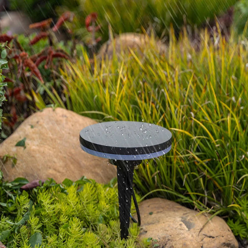 lampe de jardin led étanche éclairage extérieur décoratif en aluminium - vue 3 sur 8