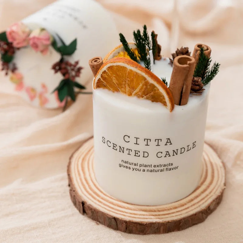 bougies d'aromathérapie romantiques en cire de soja cadeau détente anti-stress - vue 7 sur 10