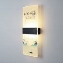 applique murale japonaise en acrylique pour décoration moderne